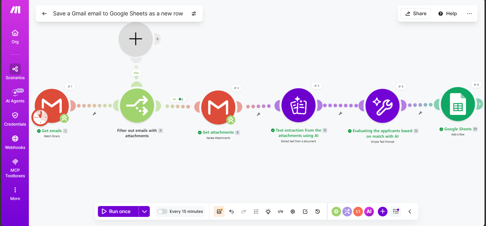 Automated Job Applicant Screening screenshot