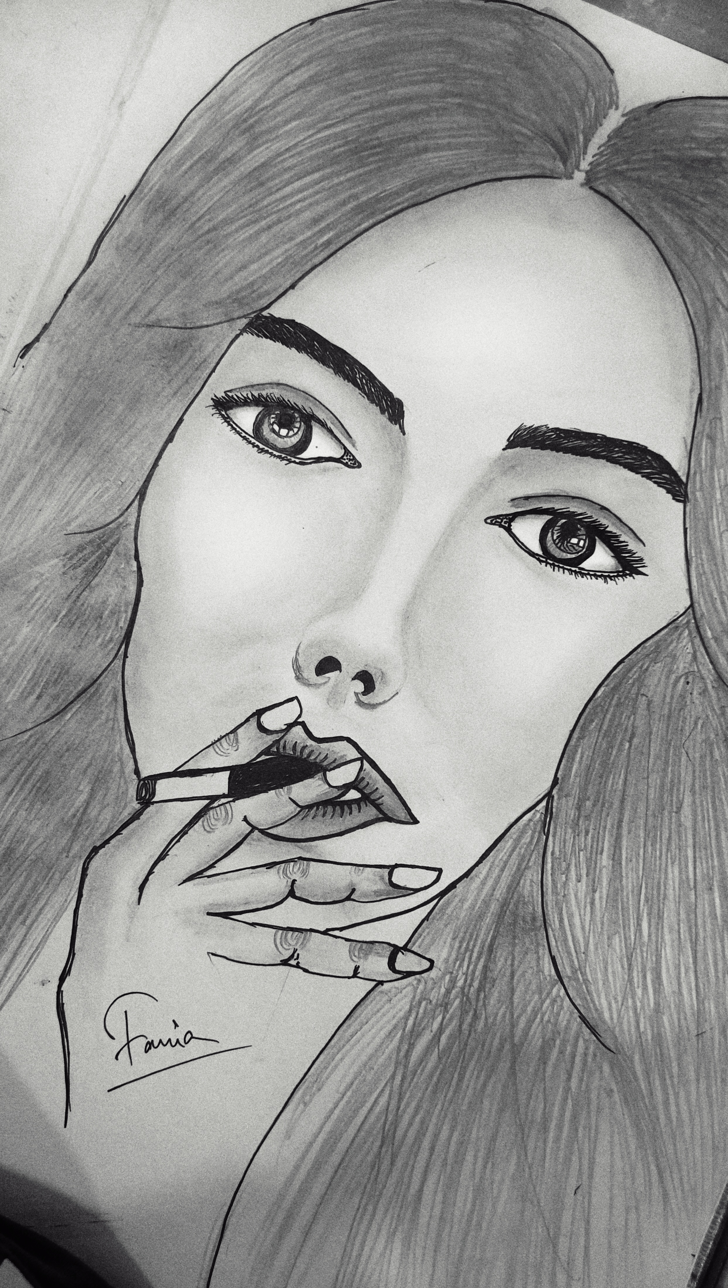 A Girl without any nostalgic lure